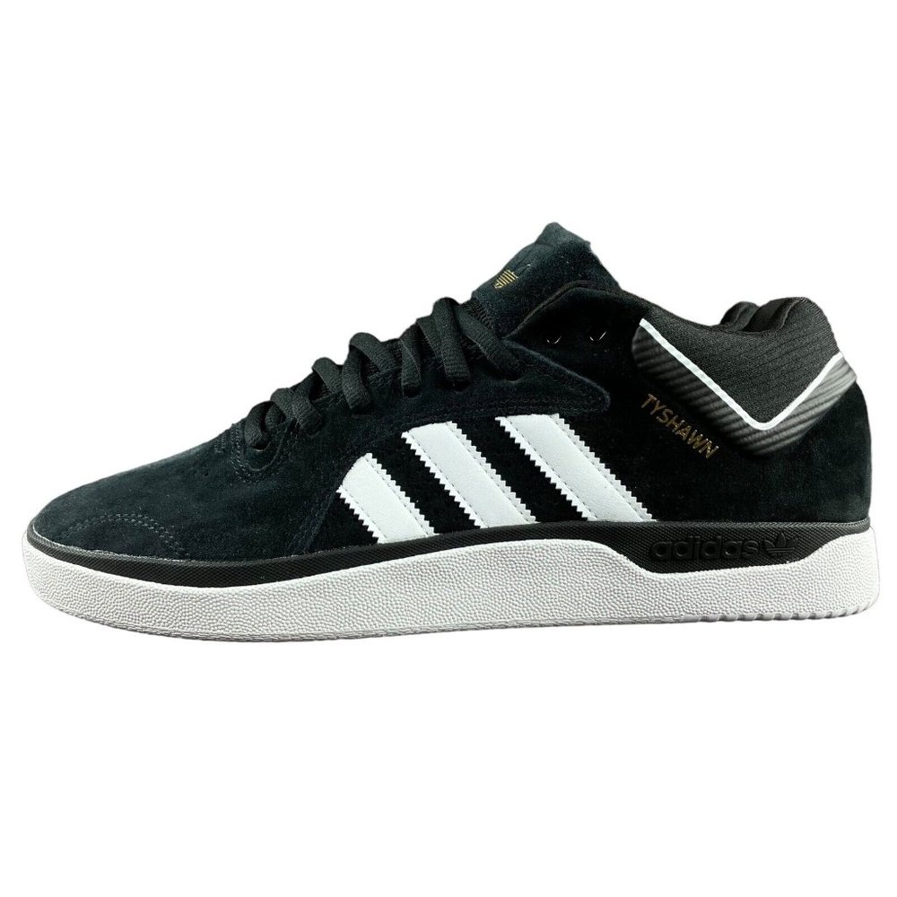 Adidas Men's Tyshawn Core Black White Skate Shoes GY6947 Sizes 9 - 13 - Picture 3 of 9